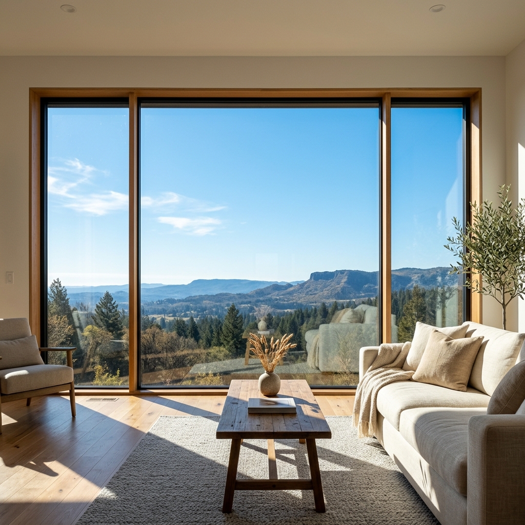 Skinande rena fönster